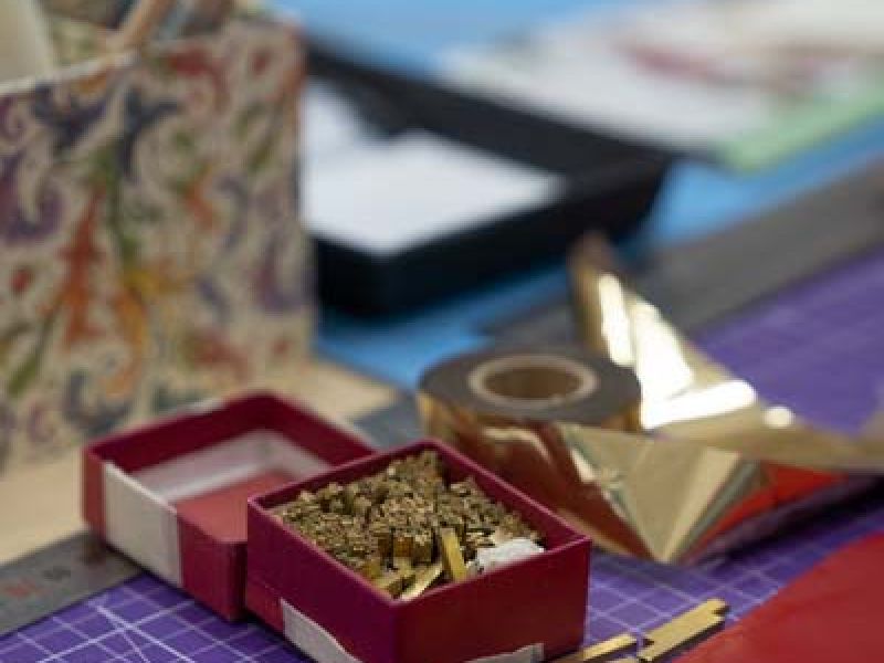 Primer plano de una de las fases del trabajo