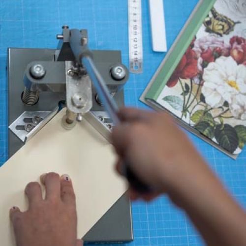 Primer plano de una de las fases del trabajo